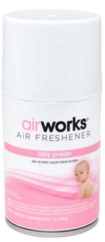 207mL Airworks® Metered Air Freshener, Baby Powder Scent, Aerosol